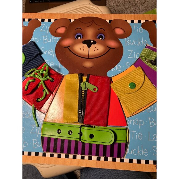 Melissa & Doug Basic Skills Puzzle Board - Wooden Educational Toy - Picture 5 of 10